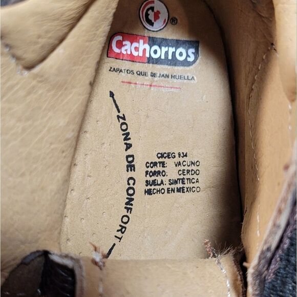 Cachorros Brown Leather Boots- Size 5 - Picture 5 of 7